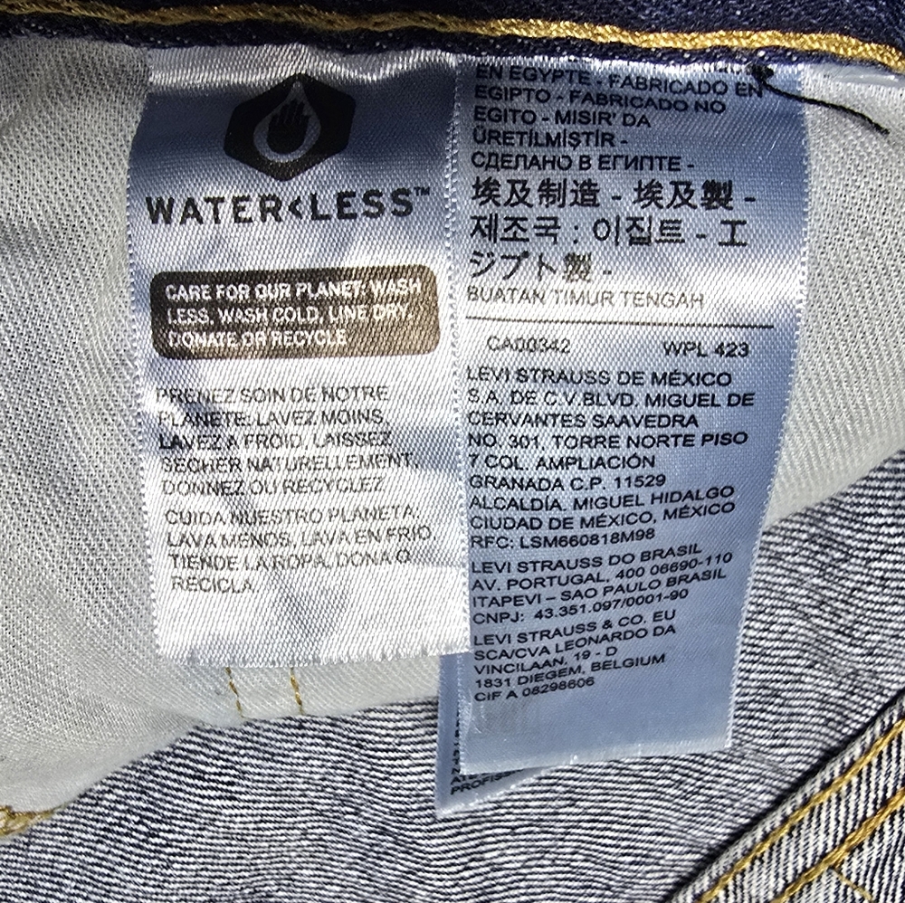 EUC Big & Tall Levi's 505 regular fit blue jeans 50x29 - Picture 6 of 11
